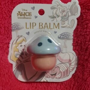 Disney Alice Lip Balm - Blue and Pink Mushroom